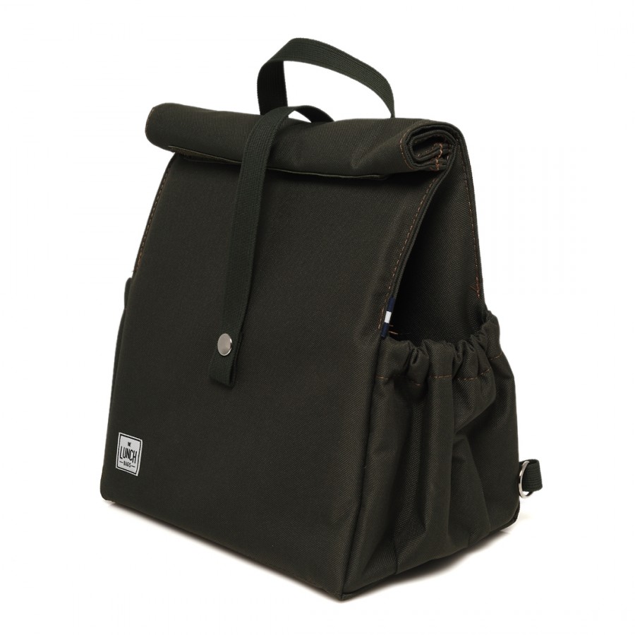 Olive Backpack with Khaki Straps