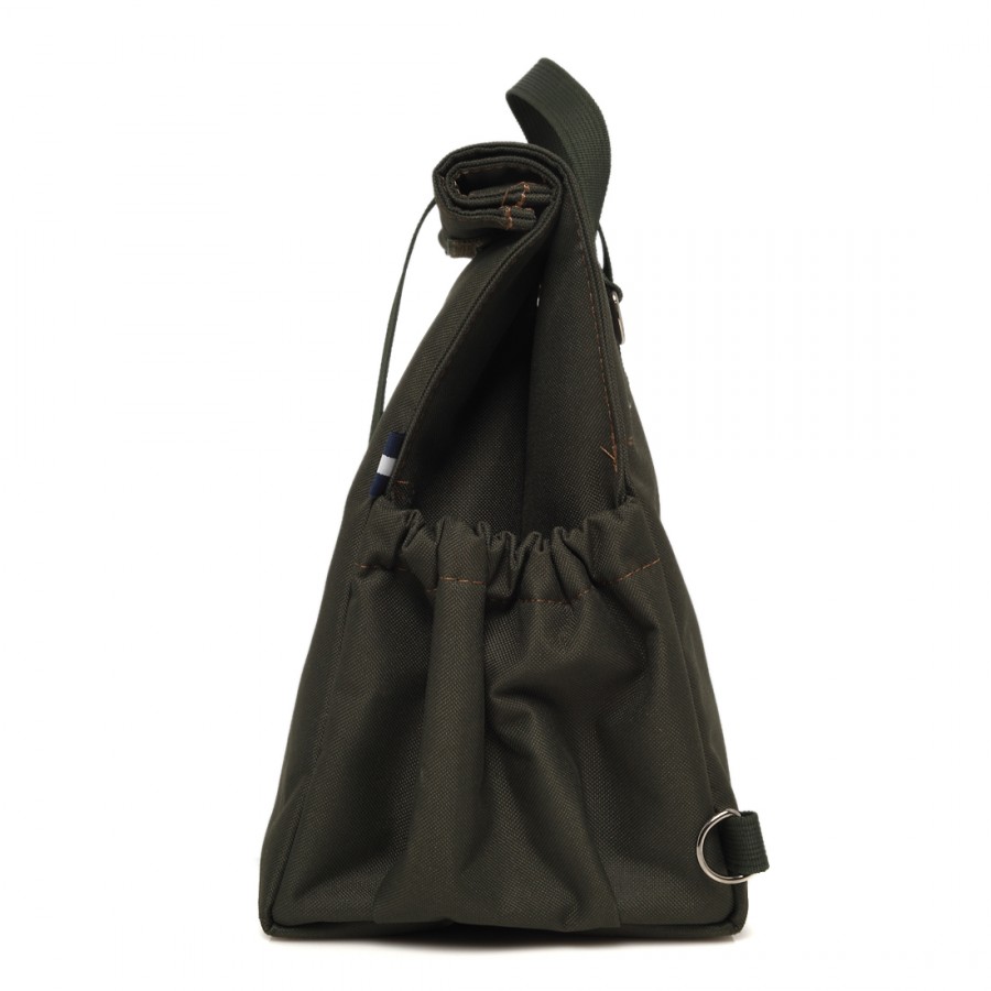 Olive Backpack with Khaki Straps