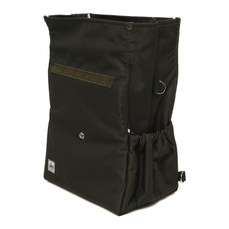 Olive Backpack with Khaki Straps