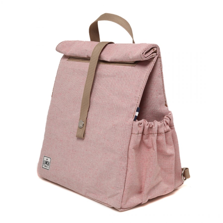 Rose Backpack with Beige Straps