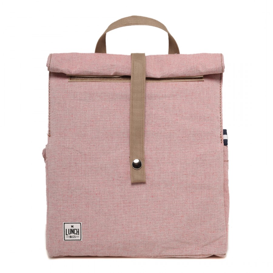 Rose Backpack with Beige Straps
