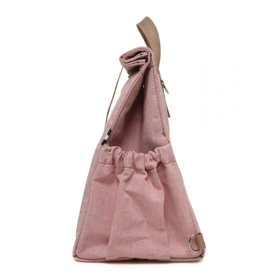 Rose Backpack with Beige Straps