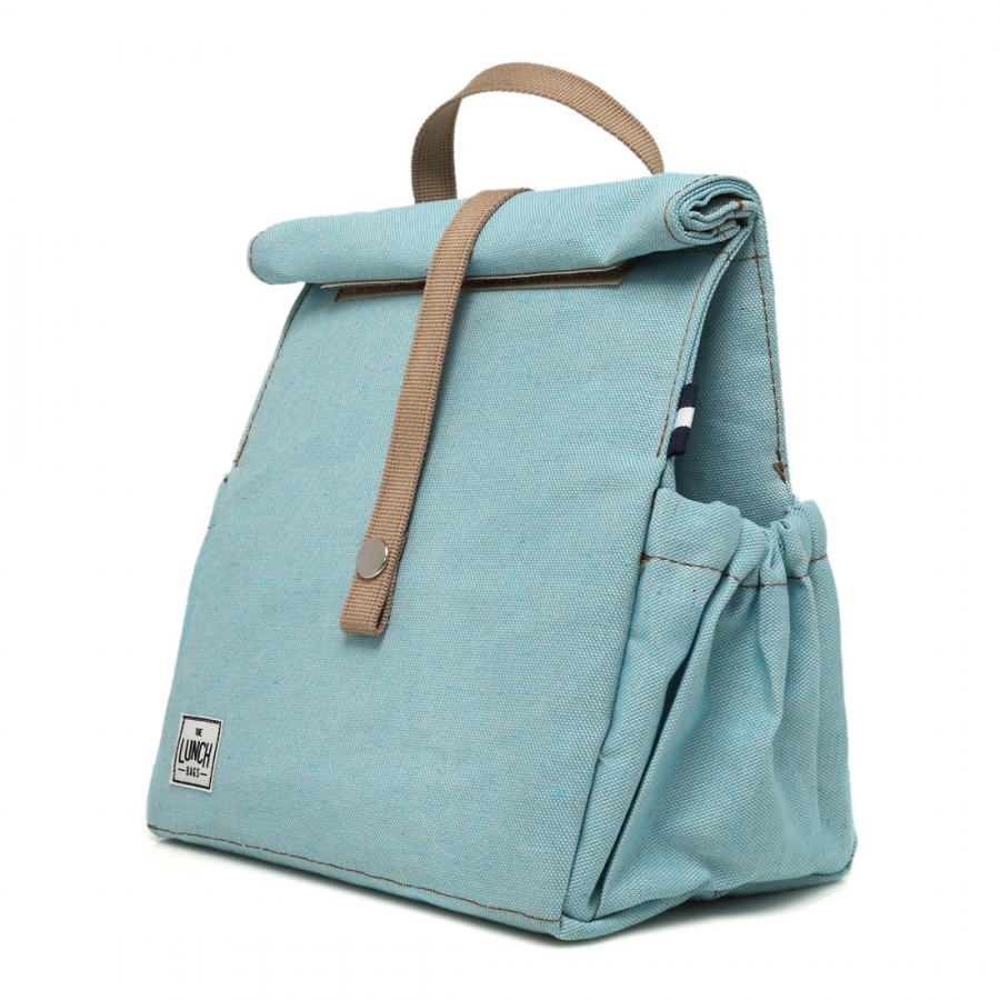 Aqua with Beige Straps