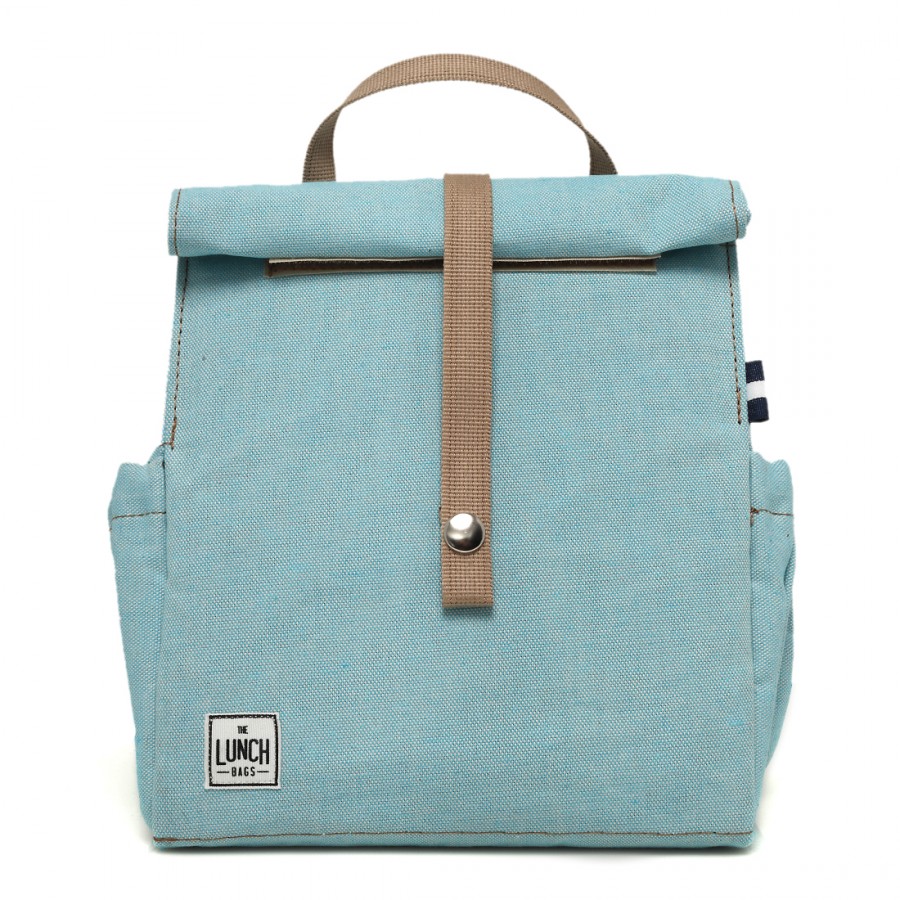 Aqua with Beige Straps
