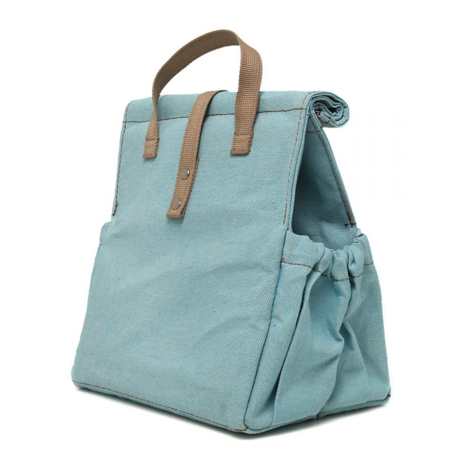 Aqua with Beige Straps