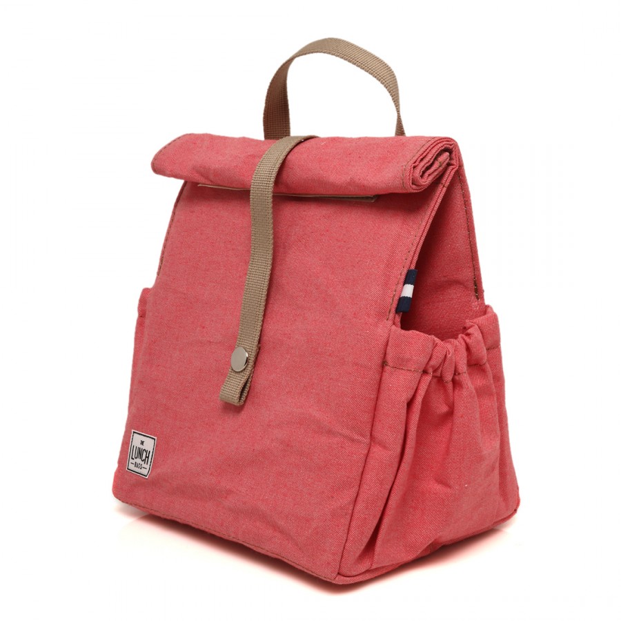 Coral with Beige Straps