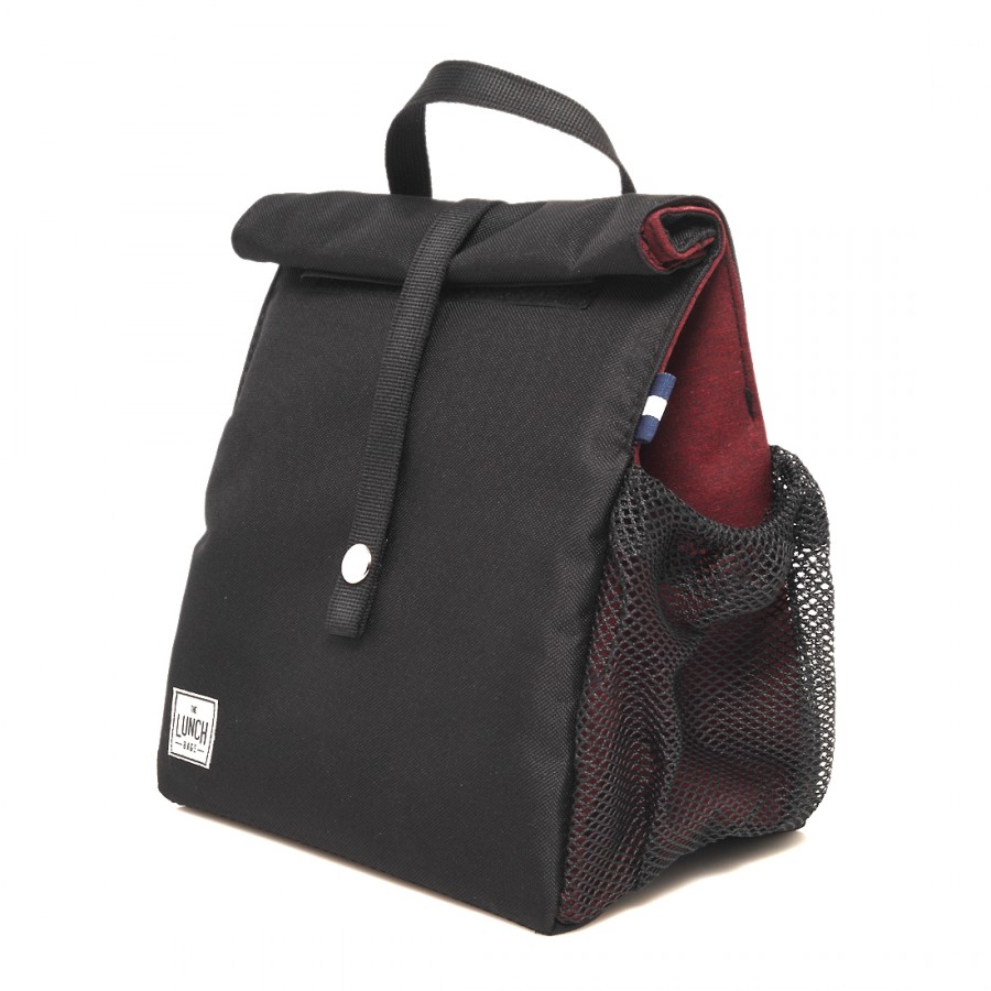 Dark Red with Black Straps