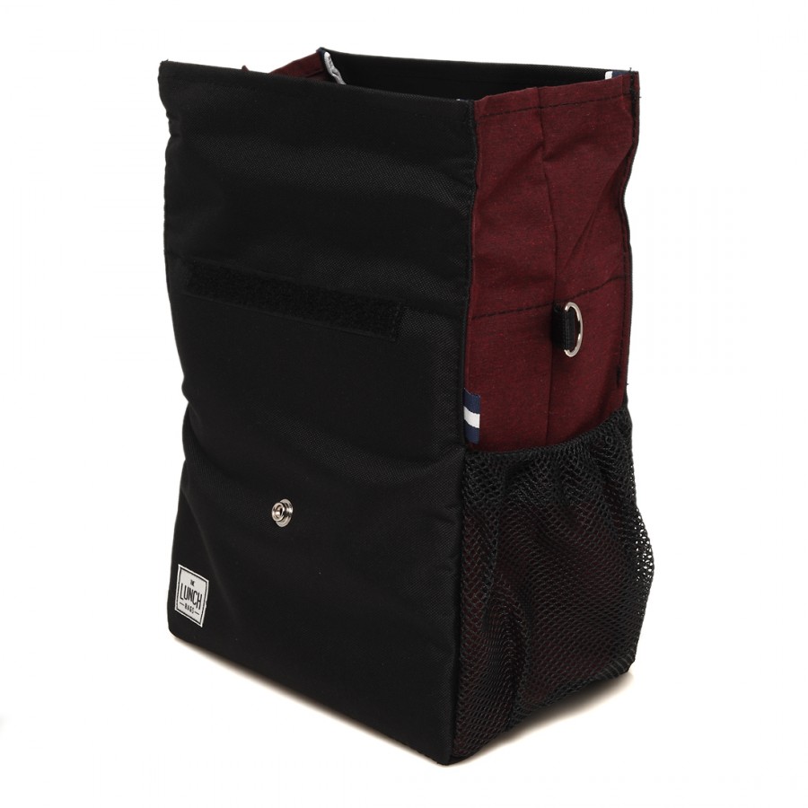 Dark Red with Black Straps
