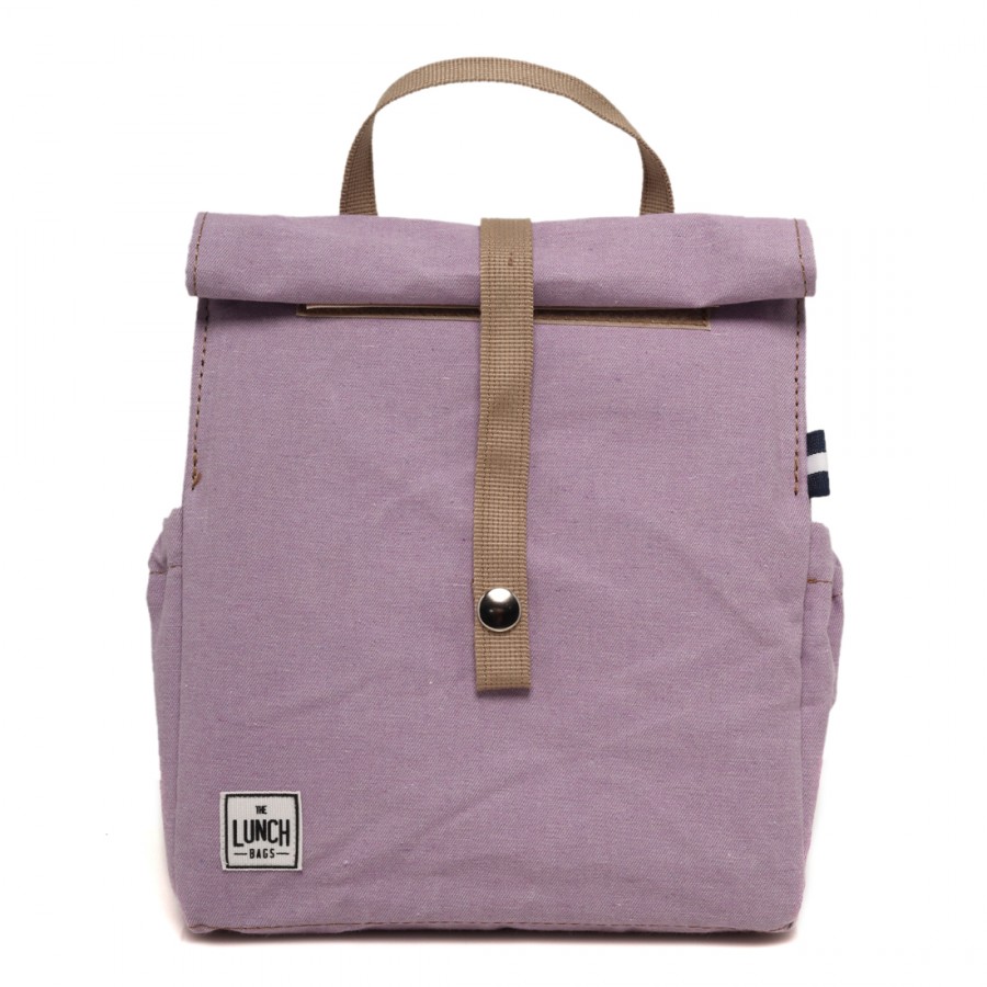 Lilac with Beige Straps