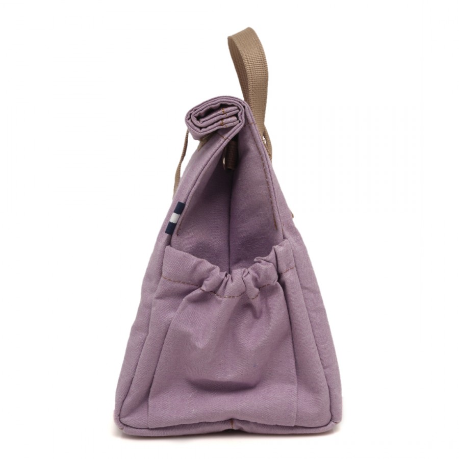 Lilac with Beige Straps