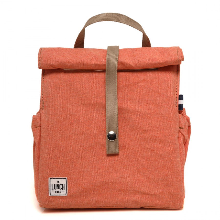 Orange with Beige Straps