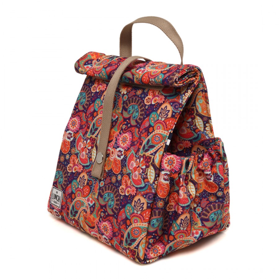 Paisley with Beige Straps