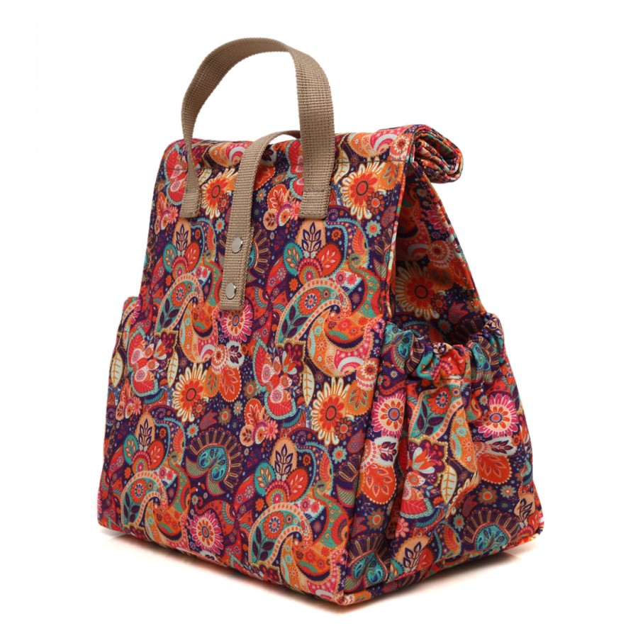 Paisley with Beige Straps