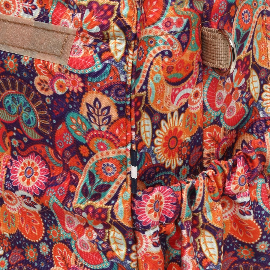 Paisley with Beige Straps