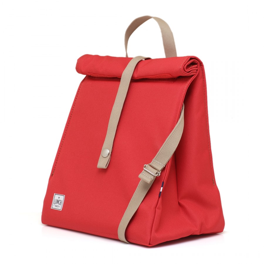 Red Plus with Beige Strap