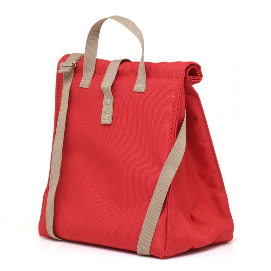 Red Plus with Beige Strap