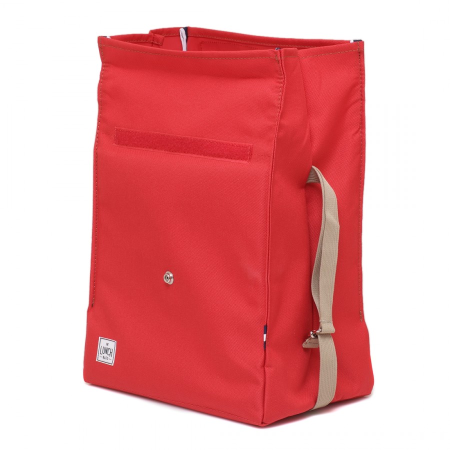 Red Plus with Beige Strap